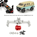 Miniatyrbild 2 av 5: 1/2/3 2st Legering CR18P Portalaxlar för Hobby Plus 1/18 CR18P Black 1Set