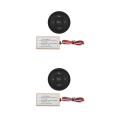 Miniatyrbild 3 av 5: 1/2/3/5 Universal Wireless Bluetooth Media Button 7 Key for För Black 46x12mm 2Set