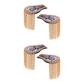 Miniatyrbild 3 av 5: 1/2/3/5 Epaulets tofs axelbrädor Legering för kläder Gold 6.7x11cm 2Set