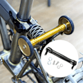 Miniatyrbild 4 av 5: Folding Bike Easy Wheel med Teleskopstång Kompakt och Black