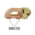 Miniatyrbild 4 av 5: 1/2 4x Cargo Control L Track Double Stud Fitting Cargo Control 1Set