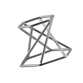 Miniatyrbild 2 av 3: 1/2/3/5 glasobjektiv med kulstativ för mineralprov Hexagon Silver 1Set