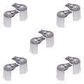 Miniatyrbild 2 av 5: 1/2/3/5 Epaulets tofs axelbrädor Legering för kläder Silver 6.7x11cm 5Set