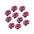Miniatyrbild 2 av 5: 1/2/3/5 10 stycken Camellia Flower Heads för gör-det-själv-hårtillbehör Fuchsia 4.5cm 1Set