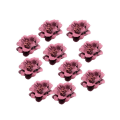 Miniatyrbild 5 av 5: 1/2/3/5 10 stycken Camellia Flower Heads för gör-det-själv-hårtillbehör Fuchsia 4.5cm 5Set