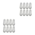 Miniatyrbild 4 av 5: 1/2/3/5 8-delad ventilerande och mysig fotboll i sockstil gray 2PCS