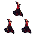 Miniatyrbild 1 av 5: 1/2/3 Universal Folk Gitarr Självhäftande Pickguard Sticker för 3Set
