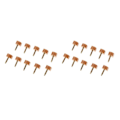 Miniatyrbild 4 av 5: 1/2/3/5 Högklackade spetsar Kranar Skoreparationsbyte Apricot Fine 10mm 10mm Thin Pin 2Set