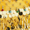 Miniatyrbild 4 av 5: 1/2/3 Magdanskostymer BH Halter Top Sequin Performance Yellow 1Set