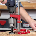 Miniatyrbild 3 av 5: Justerbar Woodworking Punch Locator För Borrguide för Red