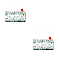 Miniatyrbild 1 av 5: 1/2/3/5 standardstorlek och väderbeständig printed fjäder YTYH2309034 2Set