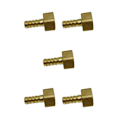 Miniatyrbild 1 av 5: 1/2/3/5 pneumatisk slangkoppling hona mässing/VVS-kopplingar 10mm 5Set