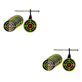 Miniatyrbild 2 av 5: 1/2/3/5 Metal Practice Target 5mm Tree Standing Target Rotary 2Set