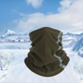 Miniatyrbild 2 av 5: 1/2/3 halsdamask Andas vindtät fiskescarf Army Green 25x30cm 1Set