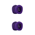 Miniatyrbild 1 av 5: 1/2/3/5 Öronkuddar Kudde Hörselskydd Andas Gamer Purple Ear Pads 2PCS