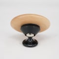 Miniatyrbild 5 av 5: För Espresso Lens Reflective Mirror För Flow Rate Observation Beech Black 6cm Mirror