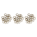 Miniatyrbild 4 av 5: 1/3/5 100 Pieces Alloy DIY D För Dee Ringar för Webbing Bronze 12x8x1.8m 3Set