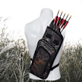 Miniatyrbild 5 av 5: 1/3 För Archery Quiver Ryggsäck Jaktväska Compound Recurve as described 58x17cm 1 Pc