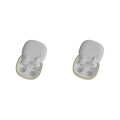 Miniatyrbild 1 av 5: 1/2/3/5 Bluetooth Headset True Wireless Invisible Noise White 2PCS