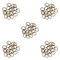 Miniatyrbild 2 av 5: 1/3/5 100 Pieces Alloy DIY D För Dee Ringar för Webbing Bronze 12x8x1.8m 5Set