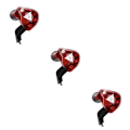 Miniatyrbild 1 av 5: 1/2/3/5 För QKZ AK6 In Ear 3,5 mm sporthörlurar med mikrofon Red 1.2m 3Set