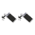 Miniatyrbild 4 av 5: 1/2/3/5 Beads DIY Smycken Retro Craft Kit Etniskt för hantverksmärke black 3mm 2Set