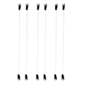 Miniatyrbild 4 av 5: 1/3/5 3 par Elastic Fish Line Nylon med krok för hår Black XL 1Set