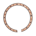 Miniatyrbild 5 av 5: 1/2/5 B-55 Akustisk gitarr Soundhole Rosette Inlay Dekoration 1Set