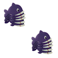 Miniatyrbild 4 av 5: 1/2/3/5 5st Badkar Non För Slip Safety Treads Sticker Dolphin 140X140mm 2Set