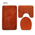Miniatyrbild 3 av 5: 1/2 3pack/lot Halkfri Chenille Badmatta Lätt att installera PJ210611-B005 1Set
