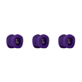 Miniatyrbild 4 av 5: 1/2/3/5 Öronkuddar Kudde Hörselskydd Andas Gamer Purple Ear Pads 3PCS