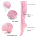 Miniatyrbild 2 av 5: 1/2/3/5 2 stycken Slitstarka Slouch strumpor Elasticitet och utsökt Light Pink 1Set