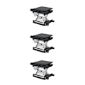 Miniatyrbild 5 av 5: 1/2/3 justerbar lyftplattform 360 roterbar utrustning 3PCS