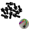 Miniatyrbild 5 av 5: 1/2/3/5 10 Styck Plast För Dragkedja Avdragare Ändlås Dragkedja Drag Black 3.5x1.7cm 1Set