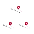 Miniatyrbild 5 av 5: 1/2/3/5 Diving Finger Reel Guide Spool 15m Line Dual Ended För Red 15M Wire 3PCS