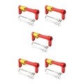 Miniatyrbild 1 av 5: 1/2/3/5 Folding Bike Easy Wheel Extension Rod Bekväm och Red 5PCS