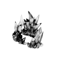 Miniatyrbild 1 av 5: 1/2/3/5 Ice Specialeffekt Action Figur Visa modelleffekt Black 11 x 12cm 1Set
