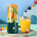 Miniatyrbild 2 av 5: 1/2 500mL Blender elektrisk fruktmixermaskin Ice Mini Juicer with Lid Green 380ml 7 x 7 x 18.5cm 1Set