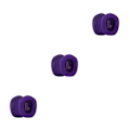 Miniatyrbild 1 av 5: 1/2/3/5 Öronkuddar Kudde Hörselskydd Andas Gamer Purple Ear Pads 3PCS