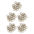 Miniatyrbild 1 av 5: 1/3/5 100 Pieces Alloy DIY D För Dee Ringar för Webbing Bronze 12x8x1.8m 5Set
