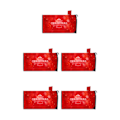 Miniatyrbild 3 av 5: 1/2/3/5 standardstorlek och väderbeständig printed fjäder YTYH2309087 5Set