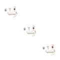 Miniatyrbild 3 av 5: 1/2/3/5 Miniatyr Badkar Toalett Handfat Spegel Set Keramik Robust type 1 3Set