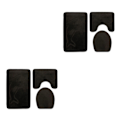 Miniatyrbild 2 av 5: 1/2 3pack/lot Halkfri Chenille Badmatta Lätt att installera PJ210831-A004 2Set