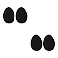Miniatyrbild 3 av 5: 1/2/3/5 Non För Slip Shoe Pads Självhäftande gummi för hög Round Head Black 2Set