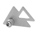 Miniatyrbild 4 av 5: 1/2/3/5 bakre bromssensor cover för F700GS F800GS Silver 6.4X3.7cm 5Set