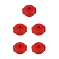 Miniatyrbild 2 av 5: 1/2/3/5 Professionell trumma snabbkopplingsmutter Enkel att installera trumma Red 3cm 5Set