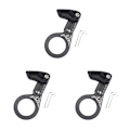 Miniatyrbild 5 av 5: 1/2/3 Universal Kedjeguide i aluminiumlegering för MTB-cykel Axis black 3PCS