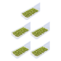 Miniatyrbild 3 av 5: 1/2/3/5 25x Simulation Cluster För Grass for Train Scenery Yellow Green 6mm 5Set