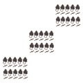Miniatyrbild 2 av 5: 1/2/3 10 set Leaf OT Toggle Clasps Smycken Clasp Connectors Platinum 3Set
