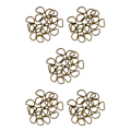 Miniatyrbild 3 av 5: 1/3/5 100 Pieces Alloy DIY D För Dee Ringar för Webbing Bronze 12x8x1.8m 5Set
